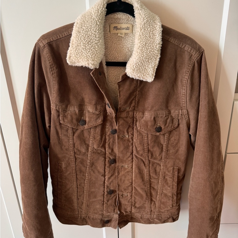 Madewell Corduroy Sherpa Jacket